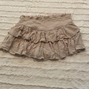 smocked skirt
